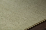 Chandra Rugs Metro 100% Wool Hand-Tufted Contemporary Rug Green 7'9 Round