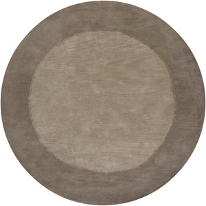 Chandra Rugs Metro 100% Wool Hand-Tufted Contemporary Rug Grey 7'9 Round