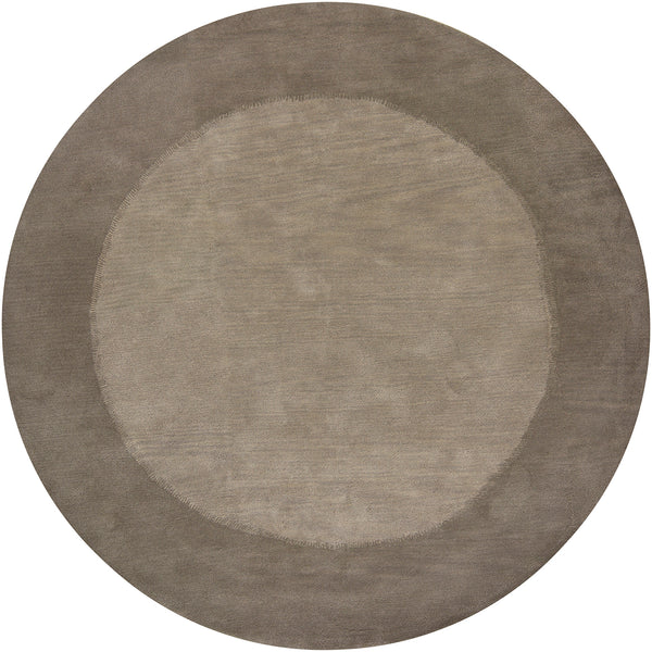 Chandra Rugs Metro 100% Wool Hand-Tufted Contemporary Rug Grey 7'9 Round