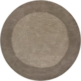 Chandra Rugs Metro 100% Wool Hand-Tufted Contemporary Rug Grey 7'9 Round
