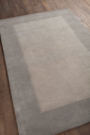 Chandra Rugs Metro 100% Wool Hand-Tufted Contemporary Rug Grey 7'9 Round