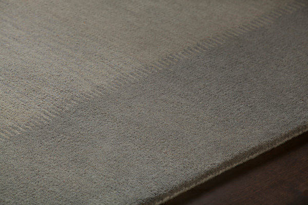 Chandra Rugs Metro 100% Wool Hand-Tufted Contemporary Rug Grey 7'9 Round