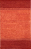 Chandra Rugs Metro 100% Wool Hand-Tufted Contemporary Rug Red/Pink 7'9 x 10'6