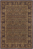 Chandra Rugs Metro 100% Wool Hand-Tufted Contemporary Rug Brown/Yellow/Green/Beige 7'9 x 10'6