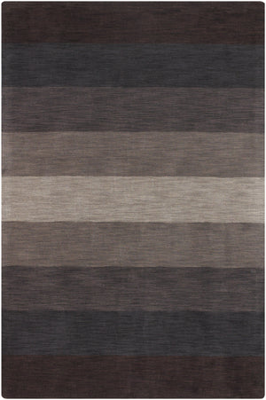 Chandra Rugs Metro 100% Wool Hand-Tufted Contemporary Rug Charcoal/Grey/Brown 7'9 x 10'6