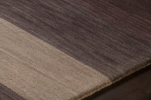 Chandra Rugs Metro 100% Wool Hand-Tufted Contemporary Rug Charcoal/Grey/Brown 7'9 Round