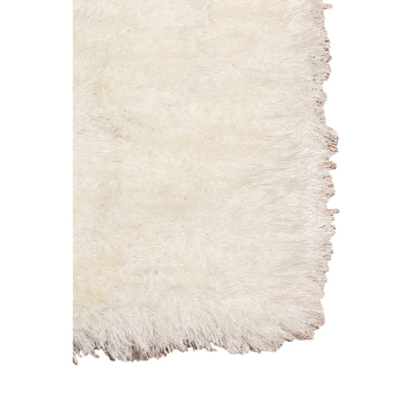 AMER Rugs Metro MET-12 Shag Solid Transitional Area Rug Cream 7'6" x 9'6"