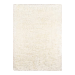 AMER Rugs Metro MET-12 Shag Solid Transitional Area Rug Cream 7'6" x 9'6"