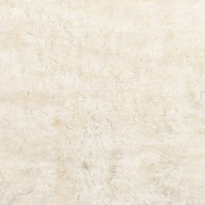 AMER Rugs Metro MET-12 Shag Solid Transitional Area Rug Cream 7'6" x 9'6"