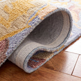 Safavieh Metro 250 Hand Tufted Pile Content: 100% Wool Rug Grey / Yellow Pile Content: 100% Wool MET250F-5