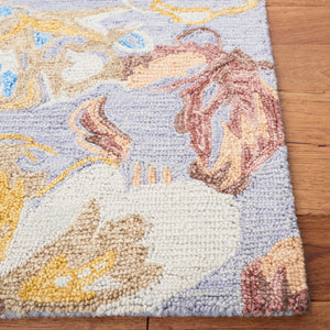 Safavieh Metro 250 Hand Tufted Pile Content: 100% Wool Rug Grey / Yellow Pile Content: 100% Wool MET250F-5