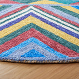 Safavieh Metro 251 Hand Tufted Pile Content: 100% Wool Rug Red / Blue Pile Content: 100% Wool MET251Q-6R