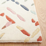 Safavieh Metro 252 Hand Tufted Pile Content: 100% Wool Rug Ivory / Blue Pile Content: 100% Wool MET252A-5