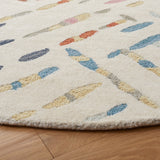 Safavieh Metro 252 Hand Tufted Pile Content: 100% Wool Rug Ivory / Blue Pile Content: 100% Wool MET252A-6R