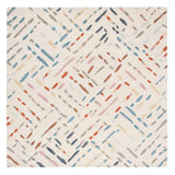 Safavieh Metro 252 Hand Tufted Pile Content: 100% Wool Rug Ivory / Blue Pile Content: 100% Wool MET252A-6SQ