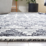 Safavieh Metro 253 Hand Tufted 100% Wool Pile Rug Black / Ivory 100% Wool Pile MET253Z-5