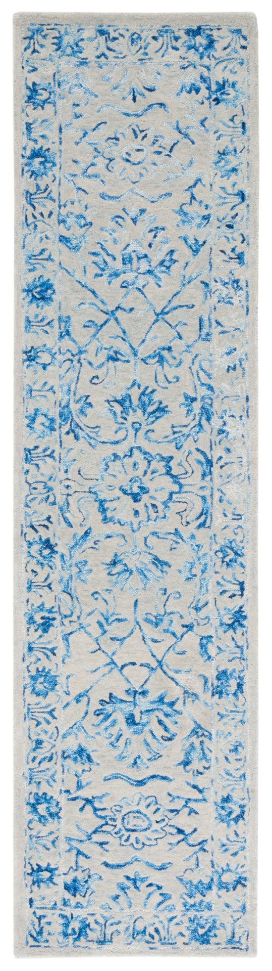 Safavieh Metro 255 Hand Tufted Pile Content: 100% Wool Rug Blue / Beige Pile Content: 100% Wool MET255M-29