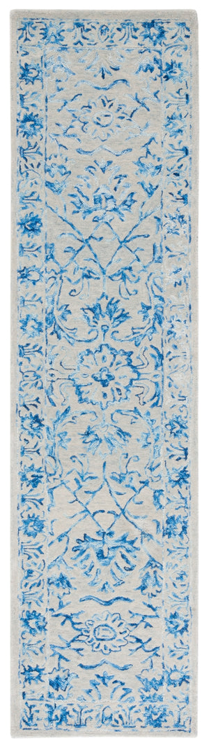 Safavieh Metro 255 Hand Tufted Pile Content: 100% Wool Rug Blue / Beige Pile Content: 100% Wool MET255M-29