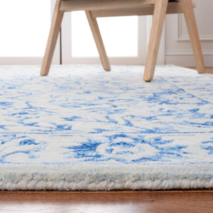 Safavieh Metro 255 Hand Tufted Pile Content: 100% Wool Rug Blue / Beige Pile Content: 100% Wool MET255M-5