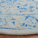Safavieh Metro 255 Hand Tufted Pile Content: 100% Wool Rug Blue / Beige Pile Content: 100% Wool MET255M-6R