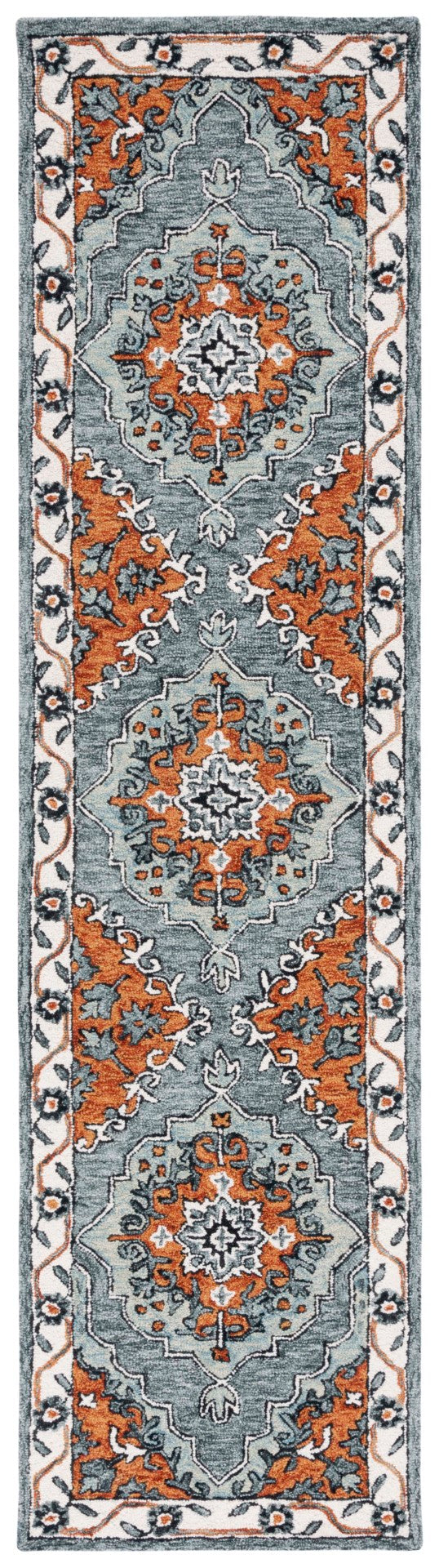 Safavieh Metro 351 Hand Tufted 80% Wool/10% Cotton/and 10% Latex Rug MET351M-6SQ