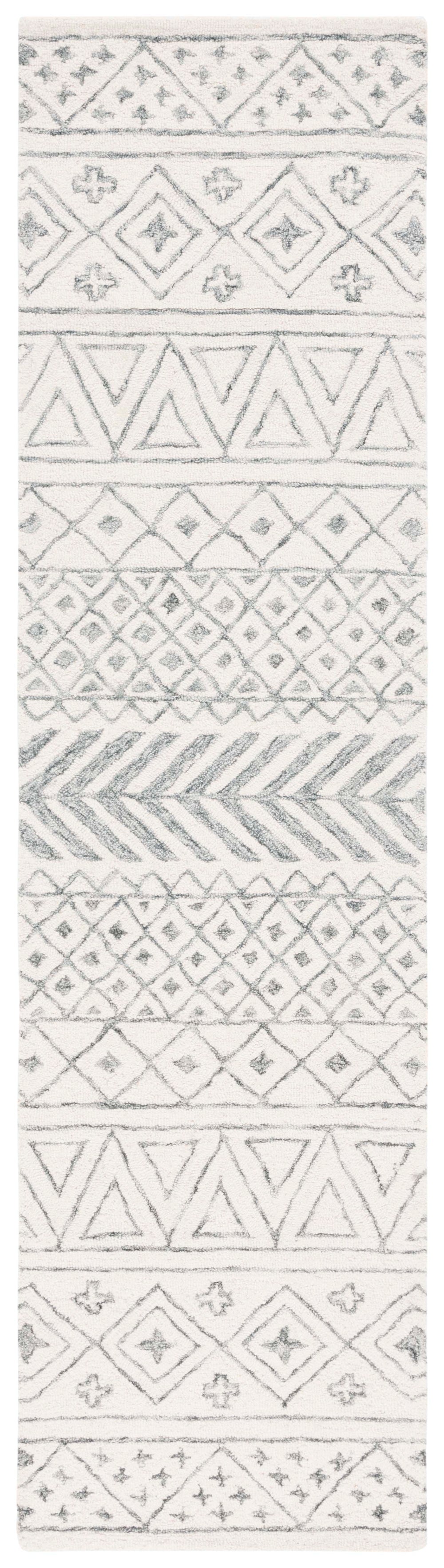 Safavieh Metro 353 Hand Tufted 80% Wool/10% Cotton/and 10% Latex Rug MET353F-6SQ