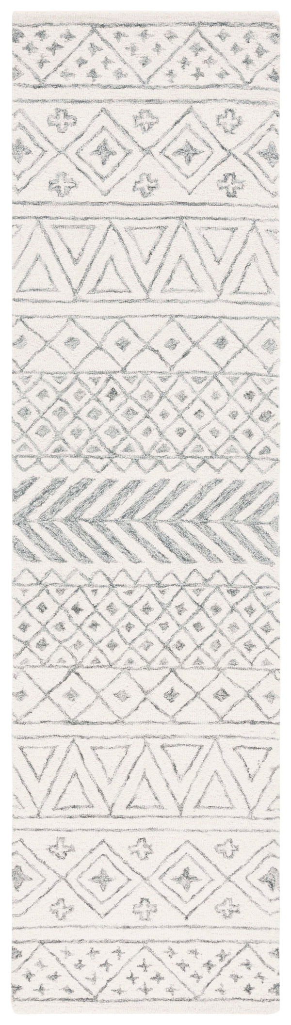 Safavieh Metro 353 Hand Tufted 80% Wool/10% Cotton/and 10% Latex Rug MET353F-6SQ