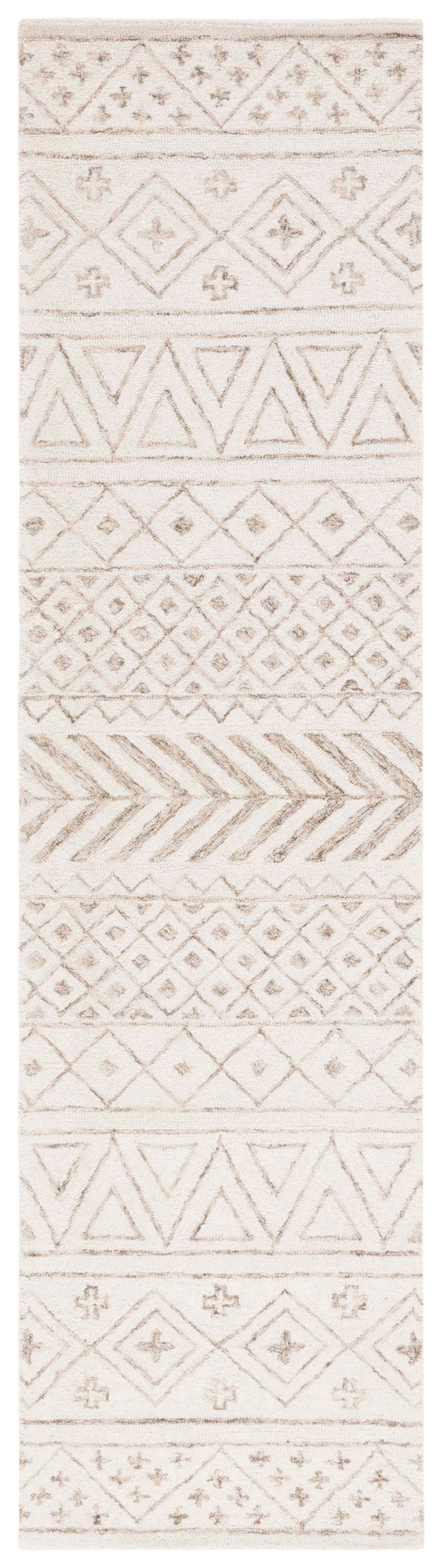 Safavieh Metro 353 Hand Tufted 80% Wool/10% Cotton/and 10% Latex Rug MET353W-6SQ