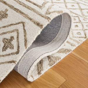 Safavieh Metro 353 Hand Tufted 80% Wool/10% Cotton/and 10% Latex Rug MET353W-6SQ