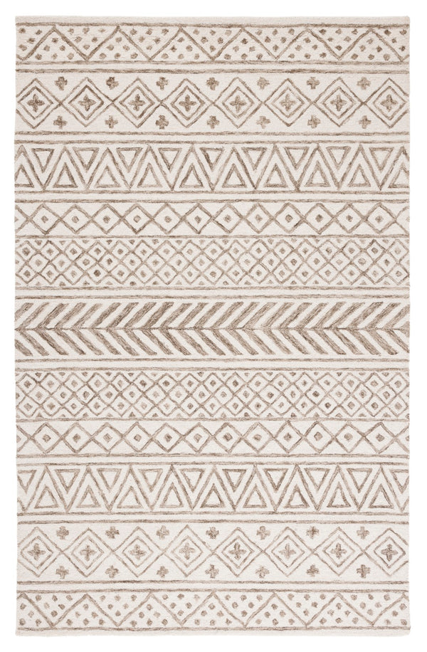 Safavieh Metro 353 Hand Tufted 80% Wool/10% Cotton/and 10% Latex Rug MET353W-6SQ