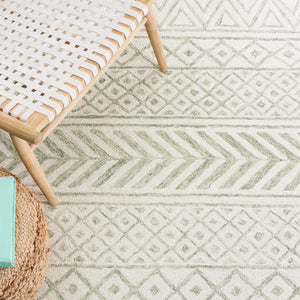 Safavieh Metro 353 Hand Tufted 80% Wool/10% Cotton/and 10% Latex Rug MET353X-6SQ