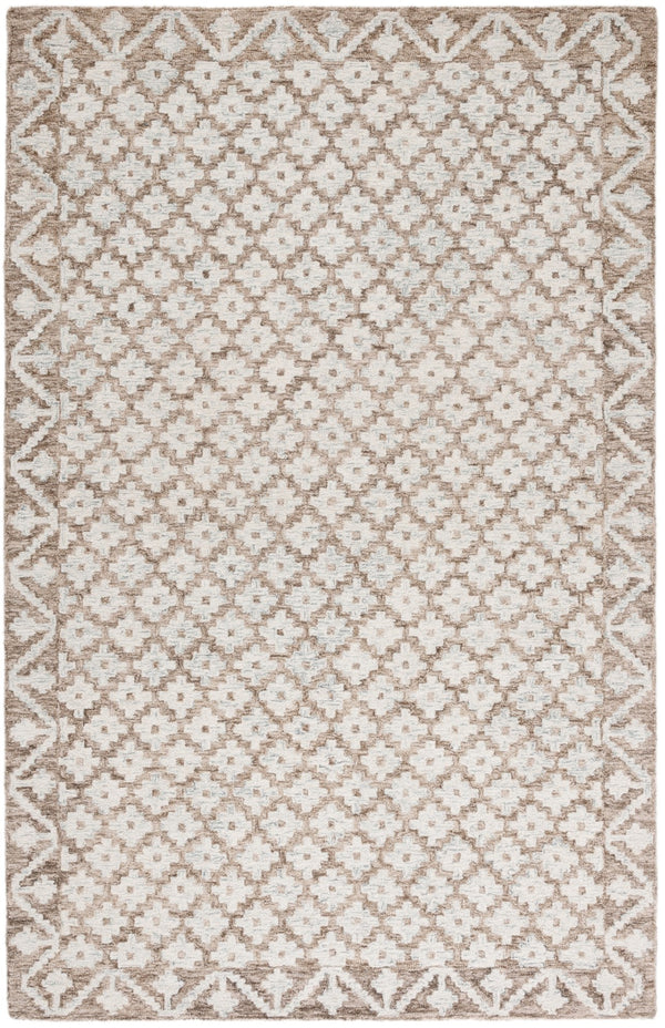 Safavieh Metro 357 Hand Tufted 80% Wool/10% Cotton/and 10% Latex Rug MET357W-6SQ