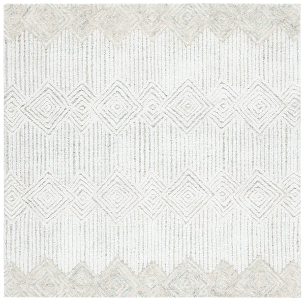 Safavieh Metro 401 Handtufted 100% Wool Rug Beige / Ivory MET401A-6SQ
