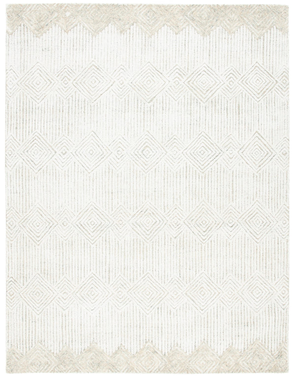 Safavieh Metro 401 Handtufted 100% Wool Rug Beige / Ivory MET401A-8
