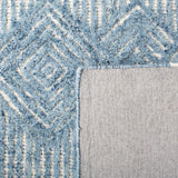 Safavieh Metro 401 Handtufted 100% Wool Rug Blue / Ivory MET401M-5