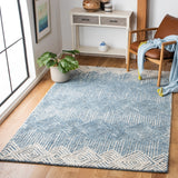 Safavieh Metro 401 Handtufted 100% Wool Rug Blue / Ivory MET401M-3