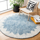 Safavieh Metro 401 Handtufted 100% Wool Rug Blue / Ivory MET401M-6R