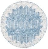 Safavieh Metro 401 Handtufted 100% Wool Rug Blue / Ivory MET401M-6R