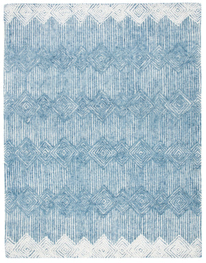 Safavieh Metro 401 Handtufted 100% Wool Rug Blue / Ivory MET401M-8