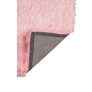 AMER Rugs Metro MET-44 Shag Solid Transitional Area Rug Pink 7'6" x 9'6"