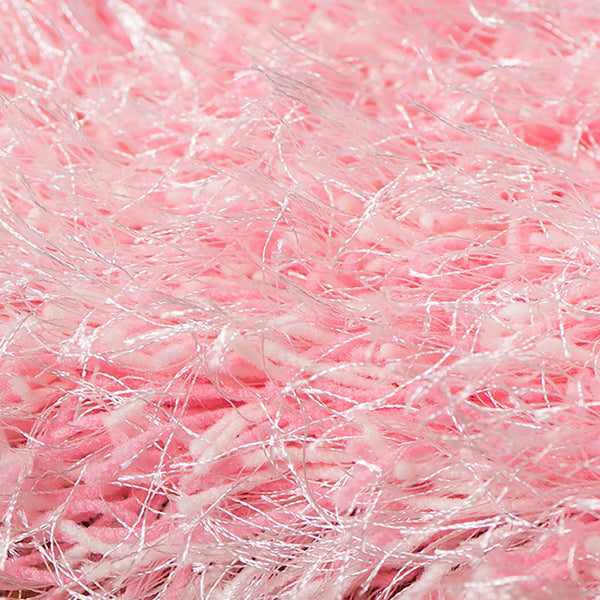 AMER Rugs Metro MET-44 Shag Solid Transitional Area Rug Pink 7'6" x 9'6"