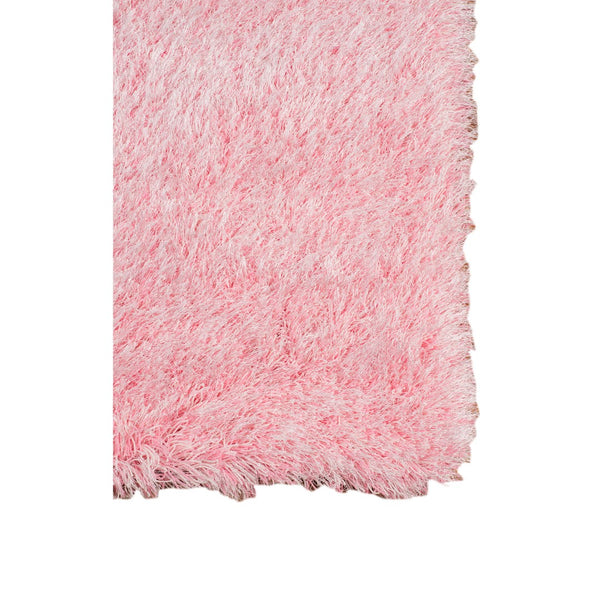 AMER Rugs Metro MET-44 Shag Solid Transitional Area Rug Pink 7'6" x 9'6"