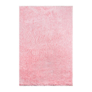 AMER Rugs Metro MET-44 Shag Solid Transitional Area Rug Pink 7'6" x 9'6"