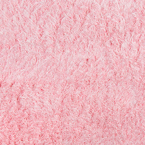 AMER Rugs Metro MET-44 Shag Solid Transitional Area Rug Pink 7'6" x 9'6"