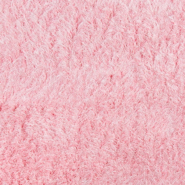 AMER Rugs Metro MET-44 Shag Solid Transitional Area Rug Pink 7'6" x 9'6"