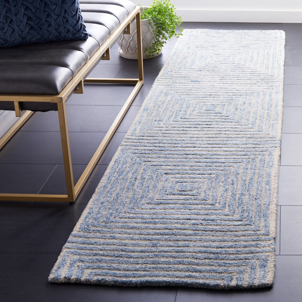 Safavieh Metro 454 Hand Tufted Wool and Cotton with Latex Contemporary Rug MET454L-6SQ