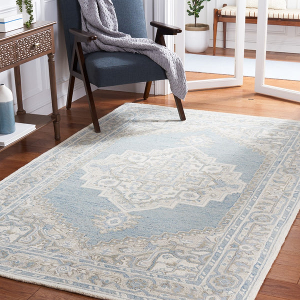 Safavieh Metro 615 Hand Tufted Wool and Cotton with Latex Rug MET615K-8