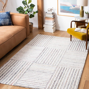 Safavieh Metro 858 Hand Tufted Wool and Cotton with Latex Rug MET858Q-8