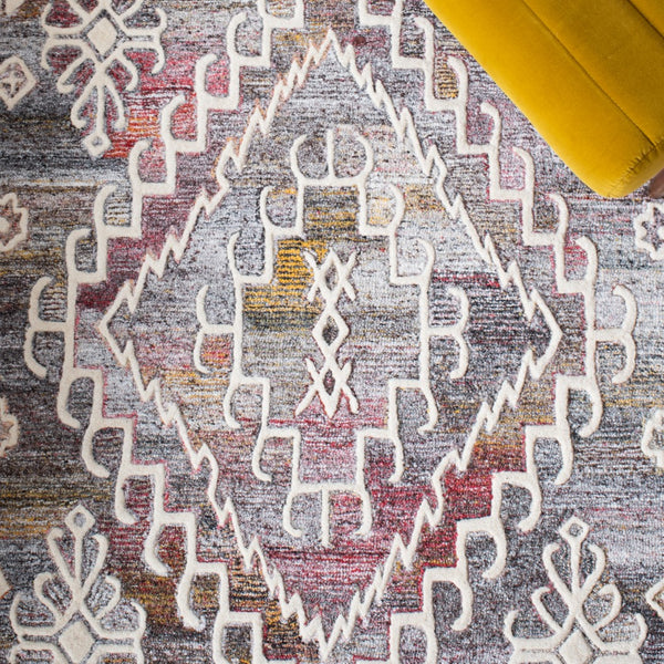 Safavieh Metro 860 Hand Tufted Wool and Cotton with Latex Rug MET860Q-8