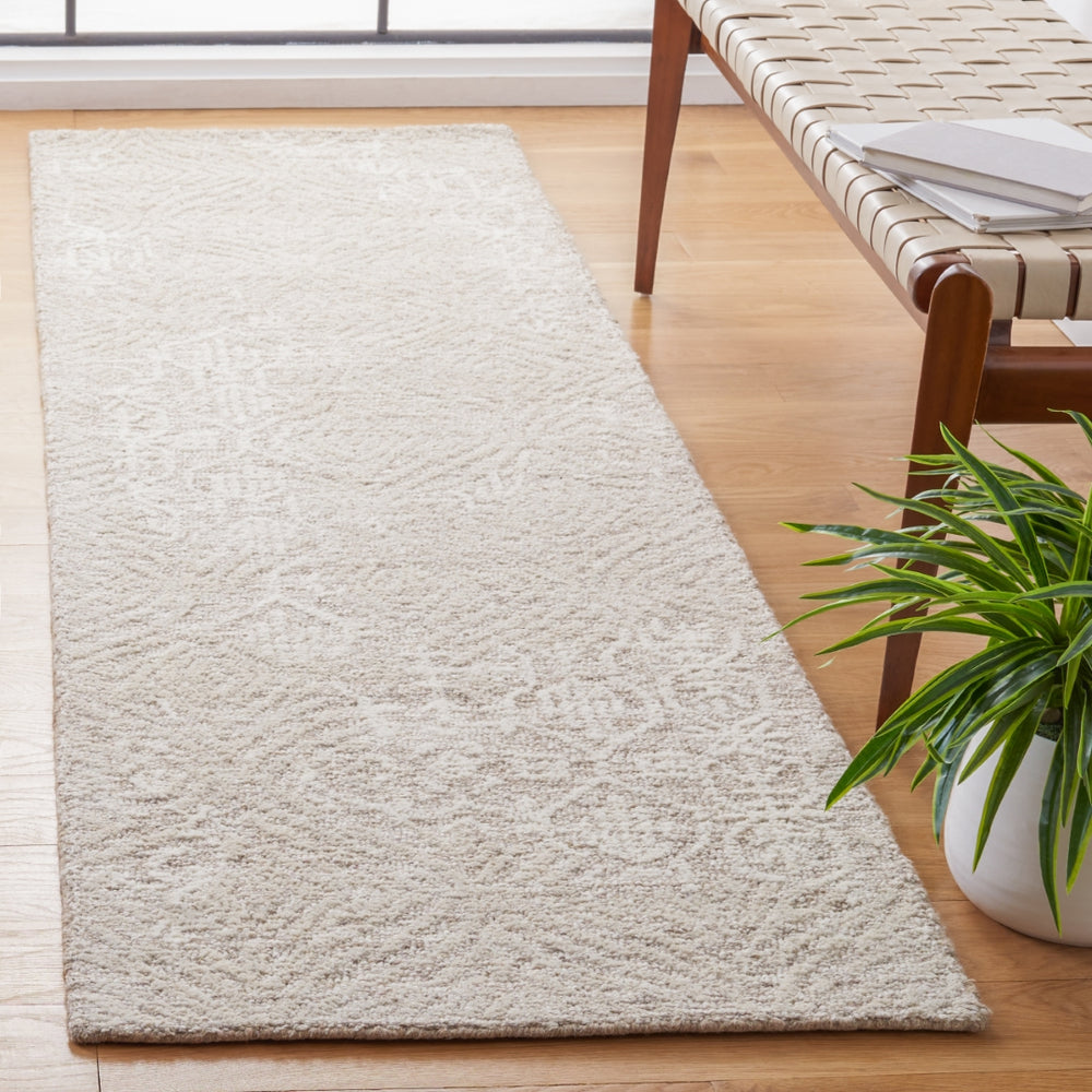 Safavieh Metro 905 Hand Tufted 100% Wool Pile Rug Natural / Ivory 100% Wool Pile MET905A-28